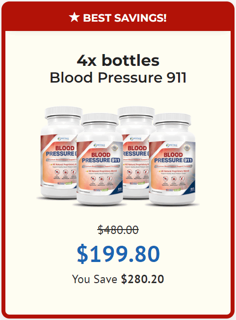 Buy Blood Pressure 911 6 Bottles